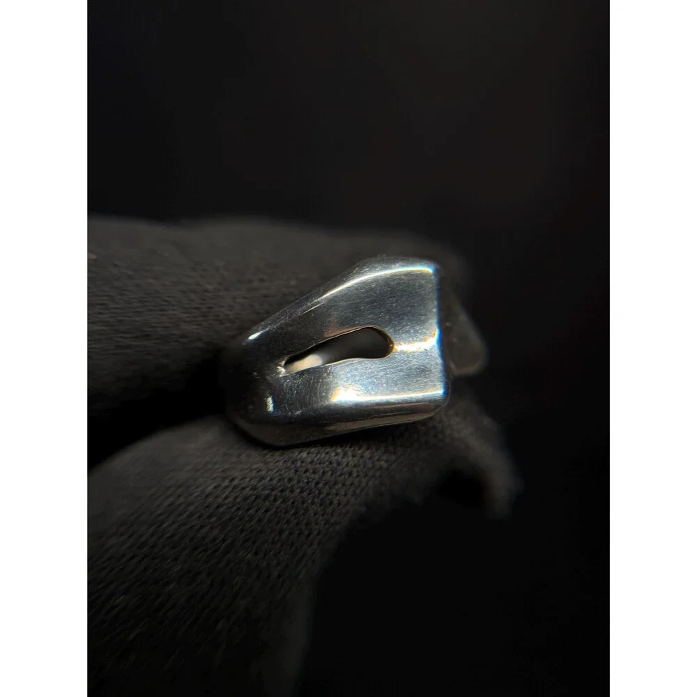 Vintage TOVE Norway 925 Sterling Silver Modernist Wrap Ring Size 6